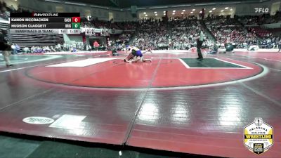 144 lbs Semifinals (8 Team) - Kanon McCracken, CACHE vs Hudson Claggett, BRISTOW