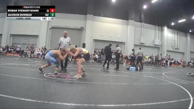 110 lbs Cons. Semi - Jackson Bowman, Woodland Wrestling vs Roman Stewart-Evans, Genesis Wrestling Club