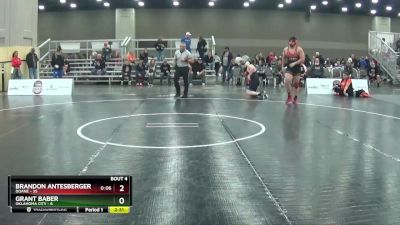 285 lbs Round 1 (16 Team) - Grant Baber, Oklahoma City vs Brandon Antesberger, Doane