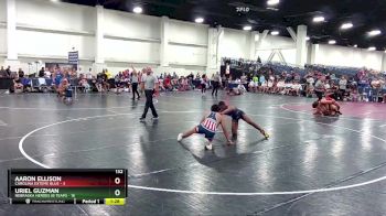 132 lbs Round 7 (8 Team) - Aaron Ellison, Carolina Exteme Blue vs Uriel Guzman, Nebraska Heroes (B Team)