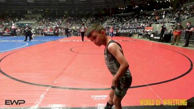 46 lbs Round Of 16 - Rodrick Waitkus, Team Tulsa Wrestling Club vs Luke Scullin, NBWA