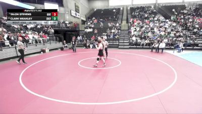 4A 165 lbs Cons. Semi - Clark Weakley, Snow Canyon vs Talon Stevens, Uintah