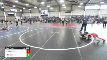 66 lbs Semifinal - Dawson Willford, Grindhouse WC vs Trey Merkley, Uintah Wrestling