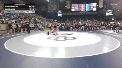 120 lbs Cons. Sub-rd Of 32 - Anna Bowles, MO vs Maisa Allen, VT