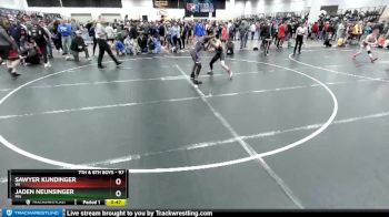 97 lbs Cons. Round 2 - Jaden Neunsinger, MN vs Sawyer Kundinger, WI