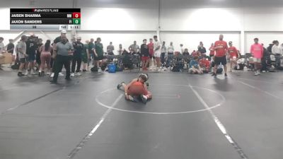 98 lbs Round 2 (4 Team) - Jaisen Sharma, Maryland Mallets vs Jaxon Sanders, Fighting Irish