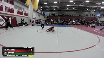 106 lbs Champ. Round 2 - Leland Frost, Marana High School vs Levi Barker, Highland