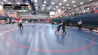 235 lbs 3rd Place Match - Jayauna Ennis, CW College Park vs Zakhia Burke, Prosper Rock Hill