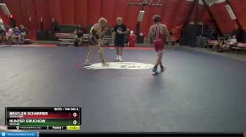 144-145 A Round 1 - Braylen Scharmer, Waska/BBE vs Hunter Gruchow, WCAABE