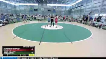 113 lbs Placement Matches (8 Team) - Hayden Thompson, Virginia vs Colt Collett, Oklahoma Red FS
