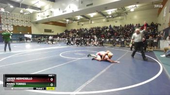 150 lbs Cons. Round 2 - Mario Torres, Bassett vs Javier Hermosillo, Whittier