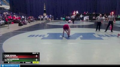 174 lbs Prelim - Cade Sousa, Huntingdon College vs LJ Richardson, Coe College