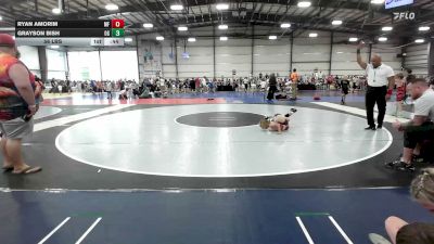 56 lbs Round Of 16 - Ryan Amorim, MF Purge Elite - EL vs Grayson Bish, Ohio Gold - EL