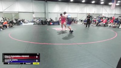 215 lbs 2nd Wrestleback (16 Team) - Italo Chavarria-Mendez, Texas Red vs Kaison Smith, Oregon