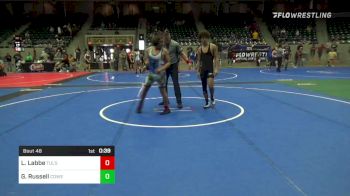 155 lbs Final - London Labbe, Tulsa Blue T Panthers vs Gabriel Russell, Coweta Tiger Wrestling