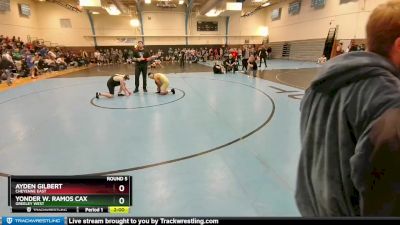 149-150 lbs Round 5 - Ayden Gilbert, Cheyenne East vs Yonder W. Ramos Cax, Greeley West