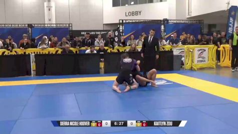 Kaitlyn Zou vs Sierra Nicole Hoover 2024 World IBJJF Jiu-Jitsu No-Gi Championship