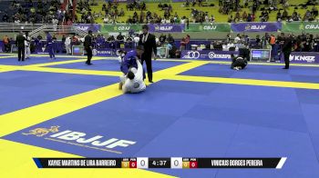 Vinicius Borges Pereira vs Kayke Martins De Lira Barreiro 2025 Brasileiro Jiu-Jitsu IBJJF