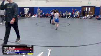 62 lbs Round 3 - Noah DeLeon, Fighting Squirrels vs Kaycen Rodriguez, Hawk Wrestling Club