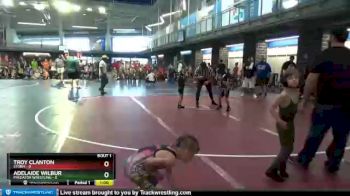 40 lbs Finals (2 Team) - Troy Clanton, Storm vs Adelaide Wilbur, Predator Wrestling