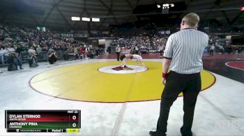 4A 106 lbs Semifinal - Dylan Sternod, South Kitsap vs Anthony Pina, Chiawana