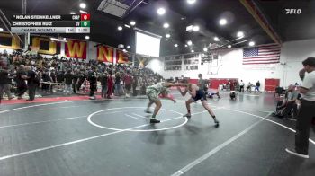 190 lbs Champ. Round 1 - Nolan Steinkellner, Chaparral vs Christopher Ruiz, Coachella Valley