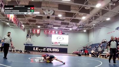 138 lbs Placement Matches (8 Team) - Gage Hitt, Lewisburg vs Garrett Runions, Desoto Central