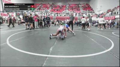 135-145 lbs Rr Rnd 3 - Kiya Hartfield 3, Standfast vs Kinzleigh Baxter, Smith Wrestling Academy