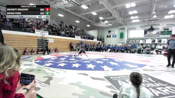 120 lbs Semis & 1st Wb (8 Team) - Esten Foss, Aberdeen Central vs Beckett Rehorst, Brandon Valley