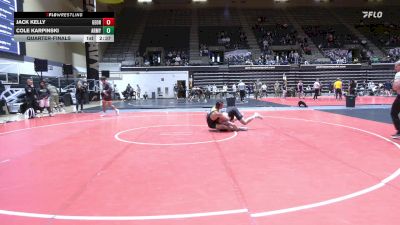 184 lbs Quarterfinal - Jack Kelly, George Mason University vs Cole Karpinski, Army