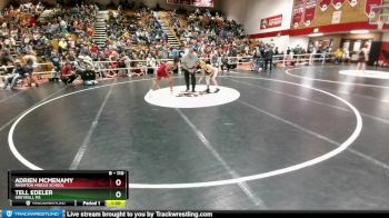 110 lbs Quarterfinal - Tell Edeler, Greybull MS vs Adrien McMenamy, Riverton Middle School