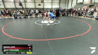 170 lbs Cons. Round 2 - Keagan Lopez, OR vs Brody Schillinger, WA