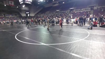 132 lbs Cons. Quarters - Wesley Pyle, Black Fox Wrestling Academy vs Liam Patterson, Bear Cave Wrestling Club