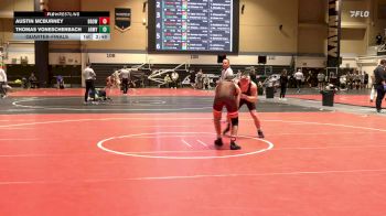 149 lbs Quarterfinal - Austin McBurney, Brown vs Thomas VonEschenbach, Army