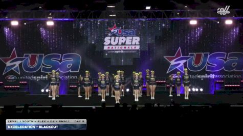 Exceleration - Blackout [2026 L1 Youth - Flex - D2 - Small Day 2] 2026 USA All Star Super Nationals