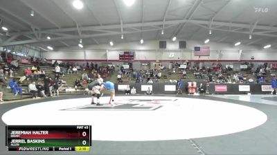 174 lbs Champ. Round 1 - Jerrel Baskins, Allen vs Jeremiah Halter, Drury