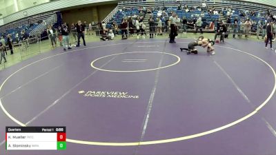 14U Boys - 88 lbs Quarters - Kolten Mueller, Team Nazar Training Center vs Antonio Slominsky, Apex Wrestling NYC LLC