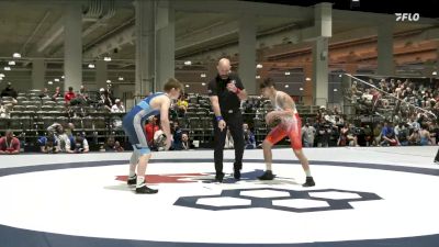 65 lbs Champ. Round 4 - Bo Bassett, Bishop McCort HS vs Tyson Peach, Jackrabbit Wrestling Club