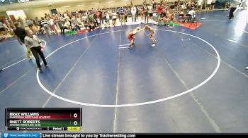 61-64 lbs Round 2 - Rhett Roberts, Aviator Wrestling Club vs Brax Williams, Sanderson Wrestling Academy