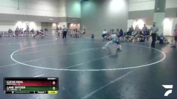 152 lbs Round 1 (6 Team) - Lucas Kral, Iowa Gold vs Lane Snyder, STL Orange