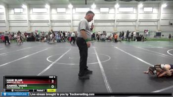 52 lbs Round 1 (8 Team) - Gabriel Vanek, Neighborhood vs Hank Blair, Wrestling Mill