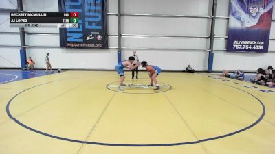 220 lbs Rr Rnd 1 - Beckett McMullin, Ragin Raisins Niagara HS vs AJ Lopez, Team Germantown