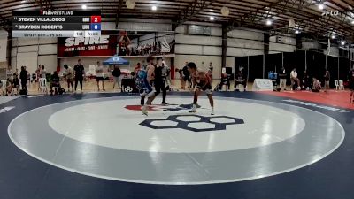 72 kg Cons. Round 2 - Steven Villalobos, Garage Boyz Wrestling vs Brayden Roberts, LIURTC