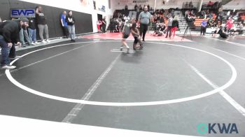 80 lbs Rr Rnd 5 - Zaiden Wilson, Pin-King All Stars vs Brinnlie Hadjiconstantinou, Beggs Youth Wrestling Program