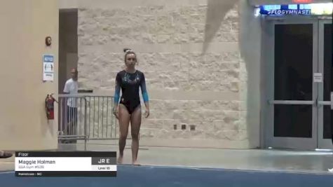 Maggie Holman - Floor, SGA Gym #539 - 2021 USA Gymnastics Development Program National Championships