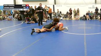 66 lbs Semifinal - Nora Johnson, MPOWER Girls Wrestling Club - W vs Tatiana Denig, VA Killers - W