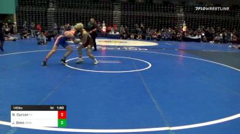 145 lbs Prelims - Noah Garzon, Temecula Valley vs Josh Bass, Reno