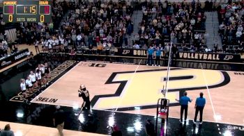 Iowa vs Purdue | Big Ten Womens Volleyball
