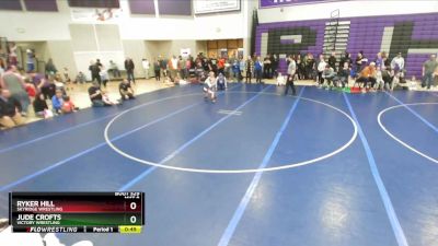 50 lbs Cons. Round 2 - Ryker Hill, Skyridge Wrestling vs Jude Crofts, Victory Wrestling