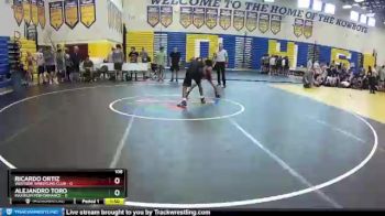 106 lbs Round 2 (8 Team) - Ricardo Ortiz, Westside Wrestling Club vs Alejandro Toro, Maximum Performance